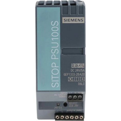 Alimentation rail DIN Siemens SITOP PSU100S 24 V/5 A 24 V/DC 5 A 120 W 1 x (1/3)