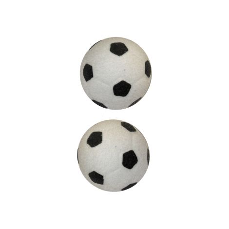 2 boutons de meuble porcelaine blanc Ø 31mm, chambre enfant, FOOT
