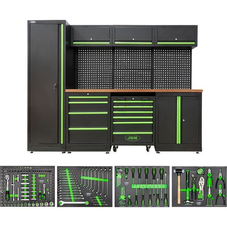 JBMSERIE446 Modulares Möbelset (18 Teile) + Set mit 4 Carbon-EVA-Modulen
