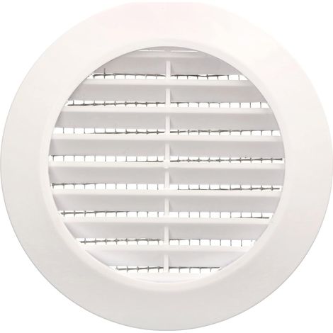 Kotarbau – Grille de ventilation ronde 70 mm – Avec moustiquaire – Pour espaces confinés – Installation rapide sans outil