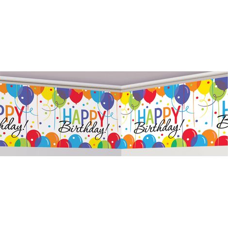 Decorazione da parete per compleanno 122x45 7 cm 1 pz.