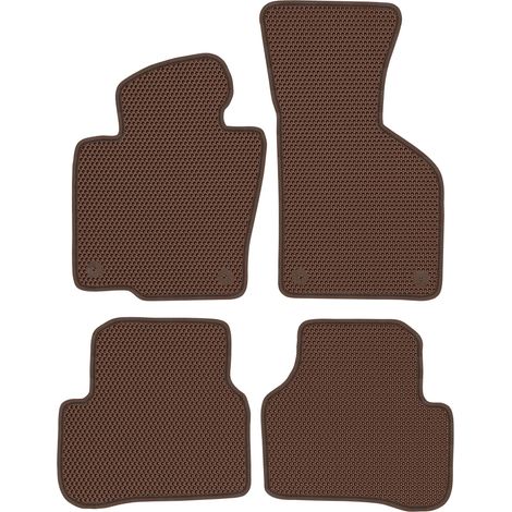 VW Passat B7 (2010–2014). Spezielle Fußmatten – EVA-Wabenbraun (1/5)
