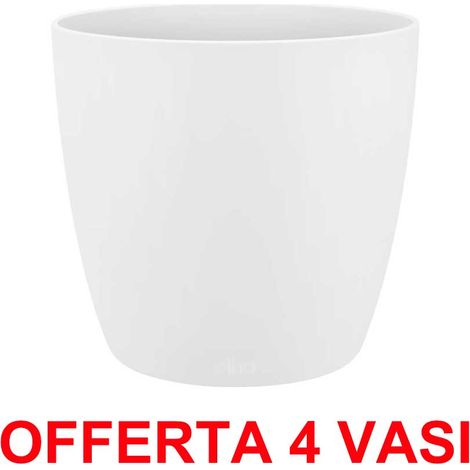 OFFERTA 4 VASO BRUSSELS ROUND MINI 9,5CM WHITE