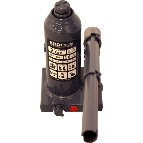 Cric hydraulique bouteille 2t, 2 tonnes standard (1/4)