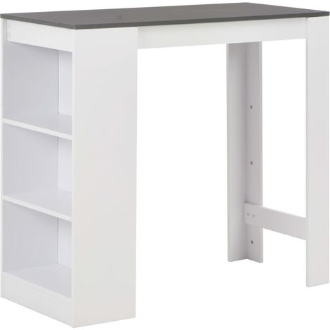 Tavolo alto da bistrot con ripiano bianco 110 cm 0902053/2