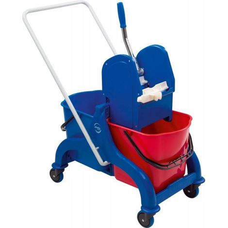 Carro de lavado pulido III 650x410x900mm 2x15l