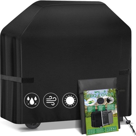 Grillabdeckung Wasserdicht 420D Oxford Gasgrill 120x66x120 cm (1/5)