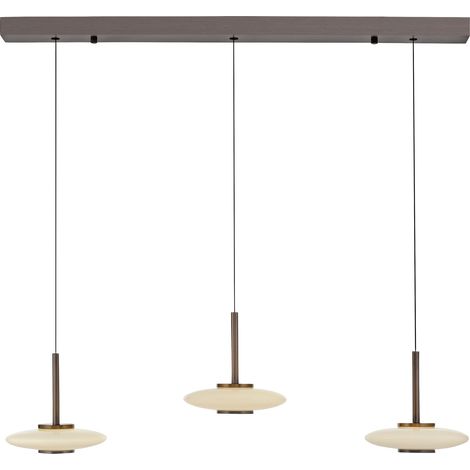 Sospensione moderna PURE VITRUM bronzo/bianco LED 10W Neuhaus (1/5)