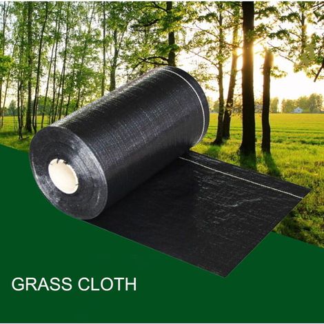 Toiles de Paillage 1m x 5m avec 12pcs Clous de sol, Bâche Anti Mauvaise Herbe, Géotextile Tissées Perméable à l'eau, Anti Repousse pour Jardin Verger (1/5)