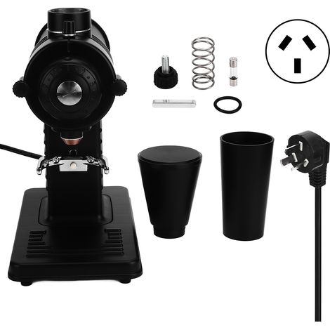 Moulin à café électrique 200W 2500tr/min, broyeur à grains en acier inoxydable pour maison et cuisine, prise AU 220V, noir (1/5)