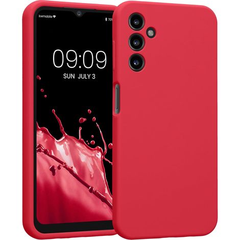 CUSTODIA IN SILICONE PER SAMSUNG GALAXY A13 5G ROSSO OPACO SM-A136U (1/5)