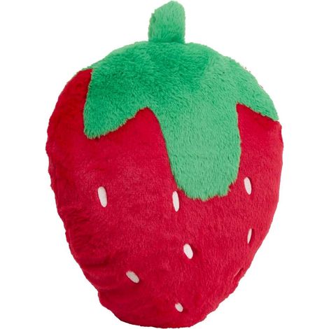 Coussin Déco Fraise "Fruity" 40x43cm Rouge (1/2)