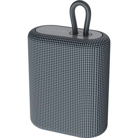 Canyon BSP -4 Darkgrijs haut-parleur sans fil - Haut-parleurs sans fil - Bluetooth 5.0 - TF - lecteurs de carte - Radio FM - Compact maat (1/3)