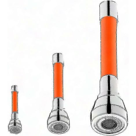 Universeller, um 360° drehbarer Wasserhahn, verstellbarer Belüftungsschlauch für Küchenspülen, beweglicher Sprühkopf (1/3)