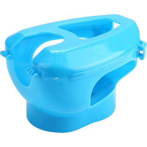 Support en plastique pour pigeon, pour alimentation par injection, fixation fixe, accessoire pour oiseaux (bleu) (1/5)