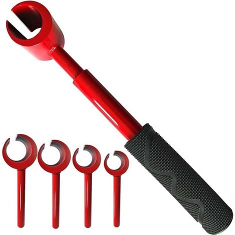 4pcs Clé de réglage de l'écart de charnière pour le réglage de charnière de porte lourde résidentielle et commerciale, clé de réparation de charnière,14mm/18mm/23mm/25mm (1/4)