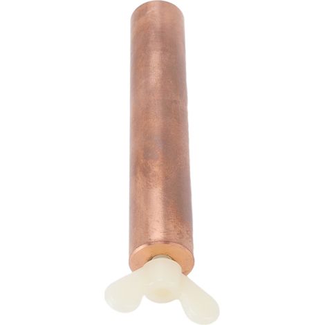 Tige de remplacement en cuivre pur pour ioniseur solaire de piscine - Anode solaire vibrante, compatible stérilisateur (Petit modèle, cuivre 100 % pur) (1/5)