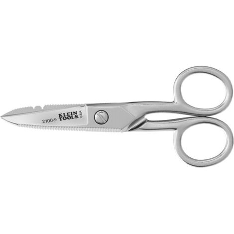 Klein Tools Ciseaux pour connecteurs de câbles en acier inoxydable (1/4)