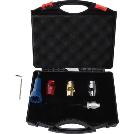 Herramienta para pelar y retorcer cables de aluminio para taladros portátiles - Kit para pelar y retorcer cables - Herramienta profesional para electricistas - Compatible con taladros eléctricos (1/5)