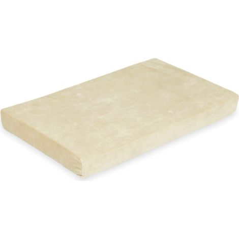 Samtweiche, beige Schaumstoff-Spielmatte