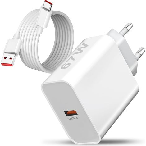 67W Chargeur Rapide pour Xiaomi 15 14T 13T Redmi Note 15 Pro 14 13 12 11 10 (1/5)