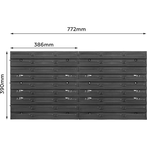 Werkstatt-Werkzeugtafel 780 x 390 mm Wand (1/5)