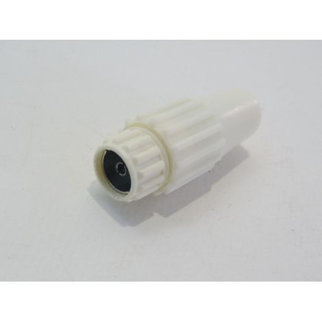 Connecteur TV type IEC femelle 9mm plastique oeCAMERA  CAE FF1