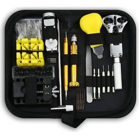 Kit De Réparation De Montre, 148 Pcs Ensemble D\'outils De Barre De Ressort Professionnel Ensemble Avec Étui De Transport (1/3)