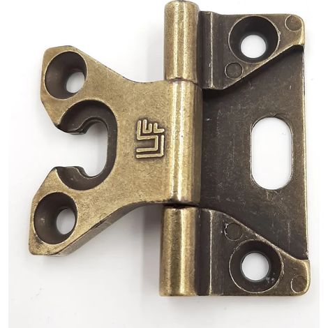 Cerniera Ferramenta Livenza Asola Collo Basso Bronzata 40x38mm (1/4)