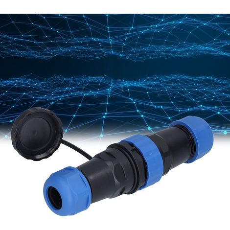 Connecteur étanche SP28 pour l'aviation (IP68), mâle/femelle, 380 V, 10 A, 16 broches. (1/5)