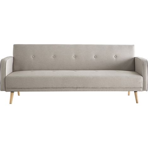 Sofa verstellbar 3 Plätze skandinavisches Design Naturfarbe ULLA
