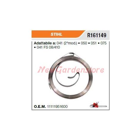 STIHL Kettensägen-Anlasserfeder 041 2. MODELL 050 051 075 R161149
