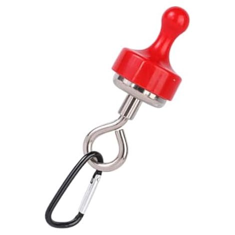 Crochets Magnétiques Pour Croisière,Avec Organisateur Puissant Accrochage - Porte-Vêtements Magnétique,Pour Croisière, Camping-Car, Cuisine, Salle De Bain, Grill Extérieur, Réfrigérateur Rouge (1/5)