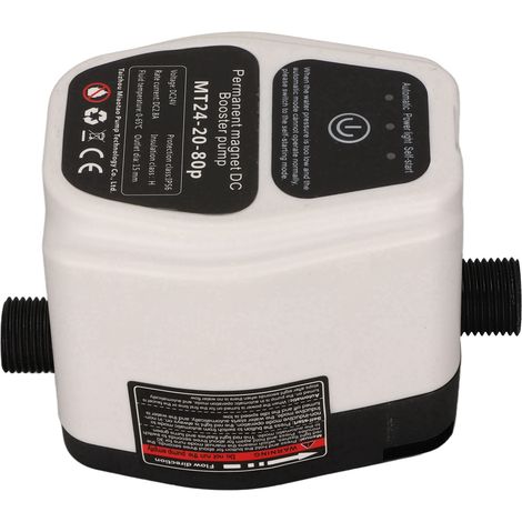 Pompe de surpression automatique pour douche, pompe murale à recirculation d'eau CC 100-240 V, prise UE (1/5)