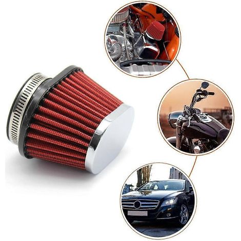Filtre à air de remplacement conique de style rond pour carburateur de moto, quad et vélo ( ) (1/5)