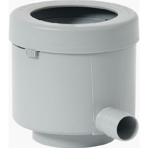 Garantia – Collecteur de gouttière automatique gris – Raccord 32 mm – Filtre pour descentes 70/80/100 mm – Remplissage automatique (1/6)
