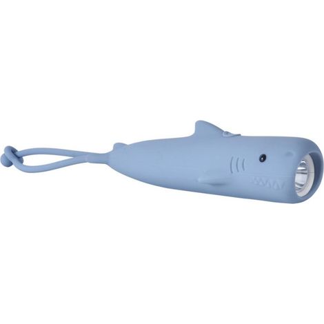 Taschenlampe – Hai-Taschenlampe – Dinosaurier-Taschenlampe für Kinder – Hugo die Hai-Taschenlampe – Kleine wiederaufladbare LED-Taschenlampe – Akkulaufzeit: ca. 12 Stunden (1/5)