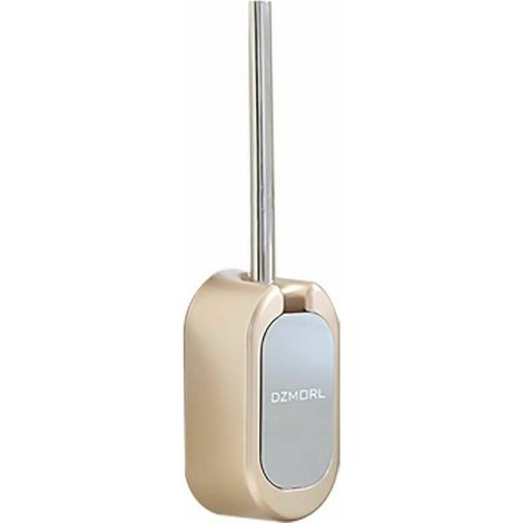 VURAHOME - Brosse de toilette murale et ensemble de support Brosse de toilette en acier inoxydable Or - Or (1/3)
