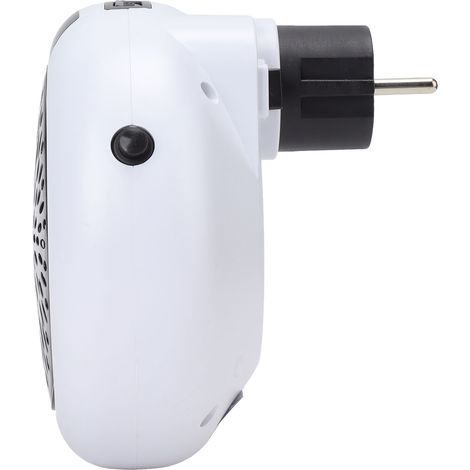 Mini radiateur d'appoint blanc avec télécommande, fixation murale, pour la maison ou le bureau, UE 110-240 V