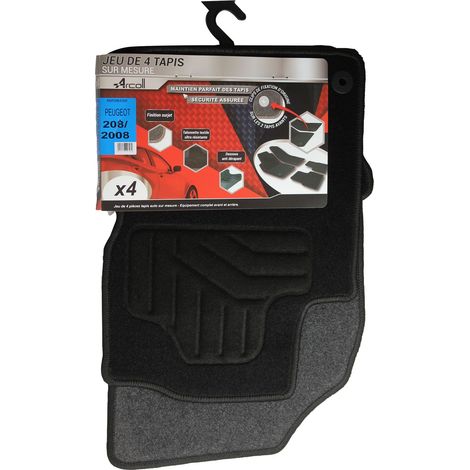 ARCOLL - 4 tapis Peugeot 208/Peugeot 2008 à partir de 02/2012 - Ce produit de marque ARCOLL est neuf.