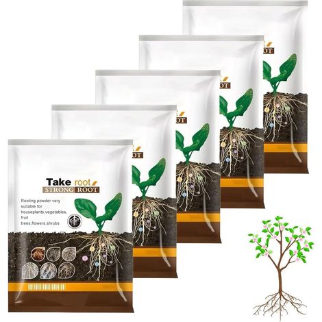 Poudre D'enracinement pour Boutures,Poudre D'enracinement,150g Hormone Racinaire Engrais,Stimulateur Racines D'engrais,Enracinement Rapi Pour Croissance,d'enracinement Succulente (1/5)