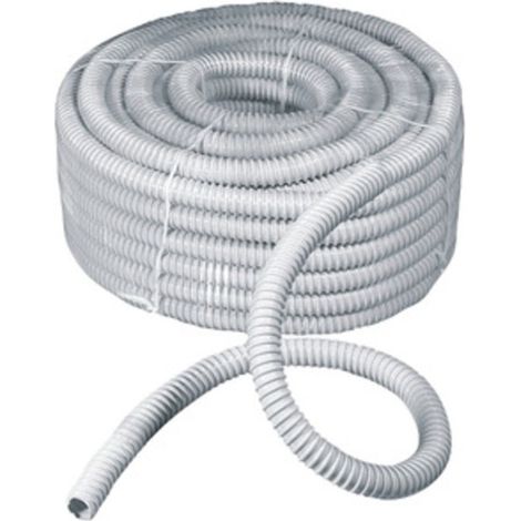 GUAINA SPIRALATA FLESSIBILE D 25 MM GRIGIO- ELETTROCANALI- 30,0 metri