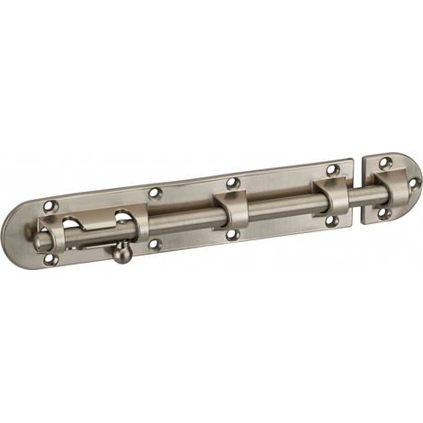 THIRARD - Targette, acier, pêne Ø 8mm, 34x170mm, nickel satin - THIRARD (1/2)