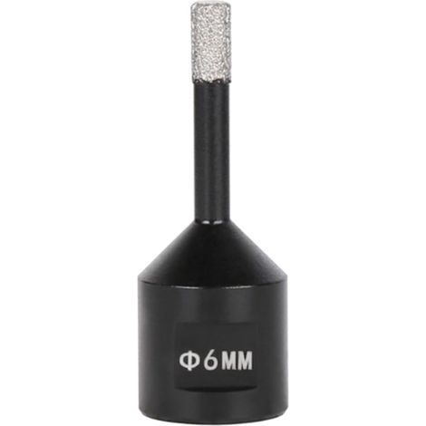 Scie cloche diamantée brasée sous vide, filetage M14, 6 mm (Convient pour la céramique, le granit et le marbre) (1/5)