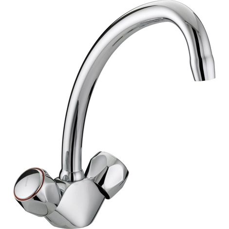 Bristan Budget Club Monobloc Kitchen Sink Mixer Tap Chrome VAC BSNK C MT (1/2)