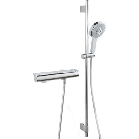 GROHE THM-Brausebatterie Grohtherm 2000 344821 mit Brausegrt. Power&Soul chrom, 34482001