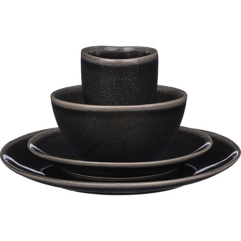 Mica Decorations Service de table Noir H32xl27xL31cm (1/5)
