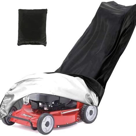 Bâche de protection pour tondeuse à gazon - 210D Oxford - En tissu imperméable - Pour tracteur à gazon - Protection contre la poussière et les intempéries - Résistant aux UV - 188x99x63.5cm