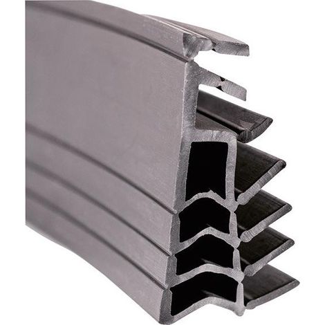 Joint de feuillure d'ouvrant noir 65m x Rainures. 28 - 50 x Hauteur. 65 - 190mm TPE (1/3)