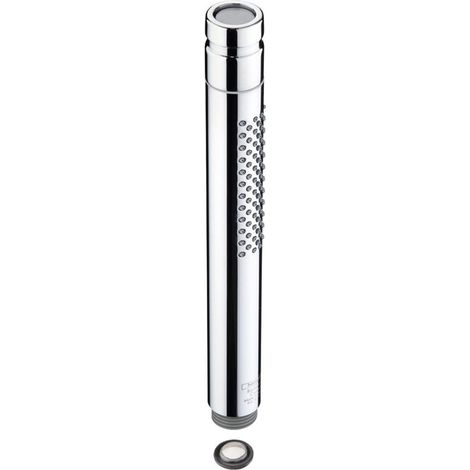 Hansgrohe – Pommeau de douche Unica Connect – 1 jet – Chrome – Design moderne – Compatible avec systèmes de douche standard